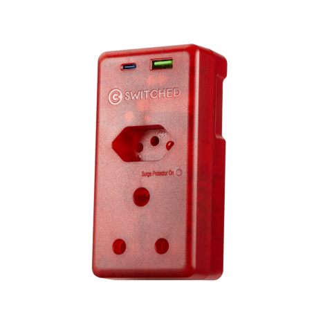 SWITCHED High Surge Multi  Adaptor with USB + Type C PD20W