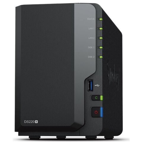 Synology DiskStation SYN-DS220+ 2-Bay Celeron J4025 2.0GHz 2-core Network Attached