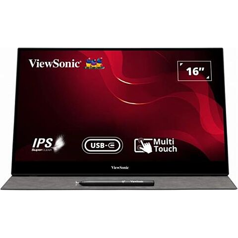 Viewsonic TD1655 15.6 inch FHD Touch Screen Monitor