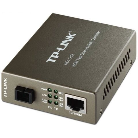TP-Link 10/100Mbps RJ45 to 100Mbps single-mode SC fibre Converter