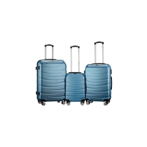 Travelwize Arrow ABS 3Pc Luggage Set Seafoam