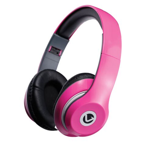 Volkano Falcon series Headphones with Mic Pink