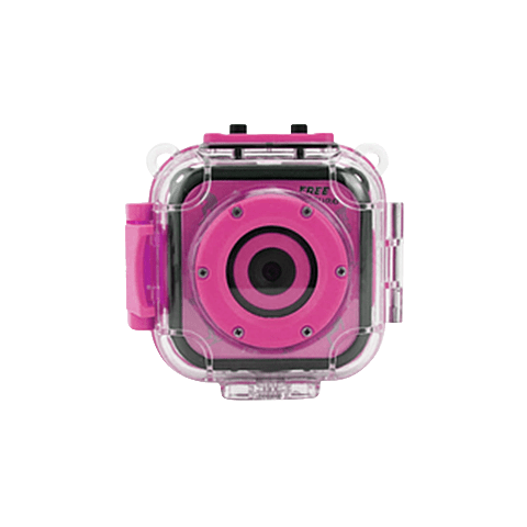 Volkano Kids Funtime Series Waterproof Action Camera - Pink