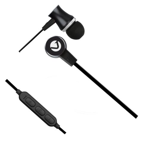 Volkano Chromium Bluetooth Earphones with SD Card Reader Black