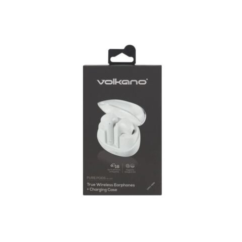 Volkano Pure Pods TWS Earphones  - White