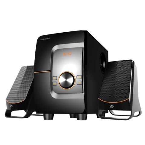 VolkanoX Comet Series 2.1 Speaker Black with USB Micro SD and Bluetooth