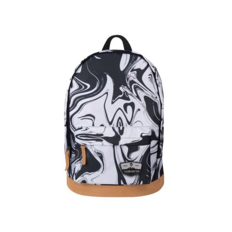 Volkano Suede Series Backpack Black Marble
