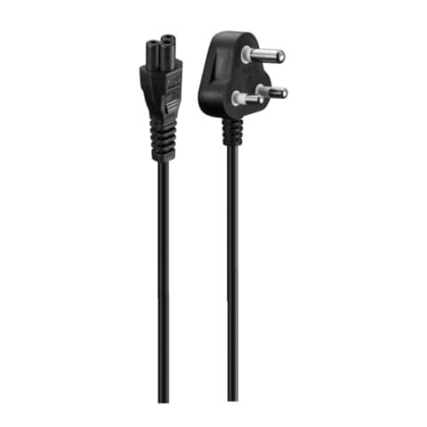 Volkano Presto series Power Cable 3 pin Clover �to Type-M 1.8m 2.5A - black