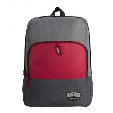 Volkano Ripper 15.6" Laptop Backpack Grey/Red