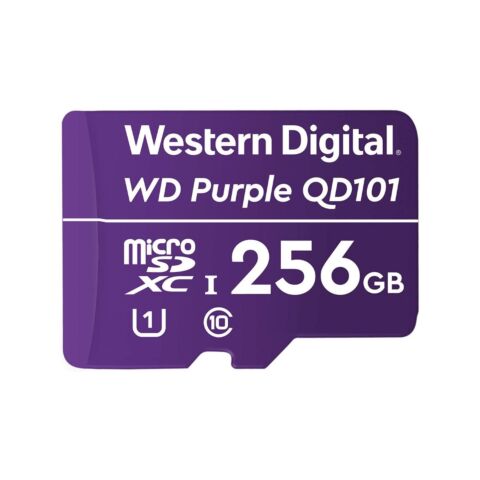 WD Purple SC QD101 256GB Ultra Endurance Class 10 UHS.I U1 MicroSDHC Memory Card WDD256G1P0C