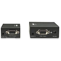 Manhattan VGA Cat5 / 5e / Cat6 Extender - Extends video and audio signals up to 300 m
