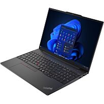 Lenovo 21MA0009ZA ThinkPad E16 Gen 2 Intel Core Ultra 5 125U 4.30GHz 12-Core 16 inch WUXGA(1920x1200) IPS Anti-glare 8GB(SO-DIMM) DDR5-5600MHz 512GB PCIe 4.0x4 NVMe M.2 2242 SSD Windows 11 Pro Black Laptop