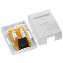 Netix Cat 6 Surface Mount Box Single
