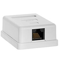 Netix Cat 6 Surface Mount Box Single