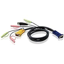 Aten 2L-5303U 3m USB KVM cable with 3 in 1 SPHD and audio
