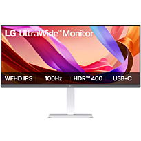 LG UltraWide 34 Inch IPS FHD White Monitor