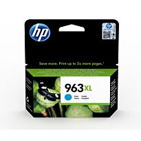 HP 963XL Cyan High Yield Printer Ink Cartridge Original Single-pack