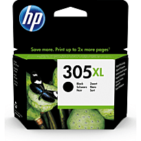 HP 305XL Black High Yield Printer Ink Cartridge Original Single-pack