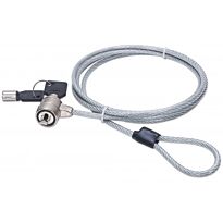 Manhattan Mobile Security Lock - Key Lock 1.4 m (4.6 ft.) Clear PVC Jacket