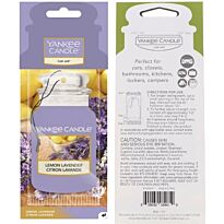 Yankee Candle Lemon Lavender Card Jar Retail Box No