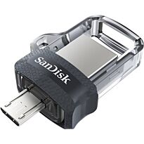 SanDisk Ultra Dual Drive m3.0 128GB Grey & Silver