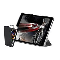 Promate Weave Ultra-Slim Leather Cover Set for iPad Air &amp; iPhone 5/5s