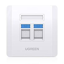 uGreen Dual Wall Socket internet LAN and Telephone