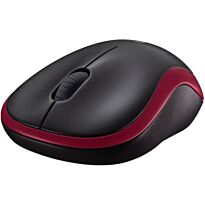 Logitech M185 cordless Notebook mouse - with micro Nano receiver Red