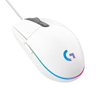 Logitech G203 Lightsync Gaming Mouse - White