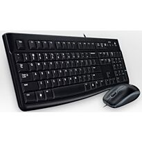 Logitech MK120 Corded Desktop Combo Black