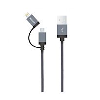 Astrum AC330 Charge / Sync Cable 8pin + 13 pin Titanium