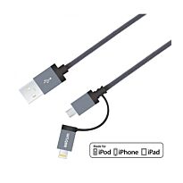 Astrum AC330 Charge / Sync Cable 8pin + 13 pin Titanium