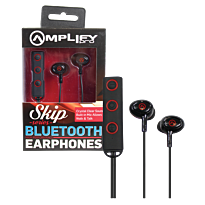 Amplify Pro Skip Series Bluetooth Earphones Black and Red