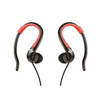 Amplify Sport Rapid series earbuds with pouch - Black and Red