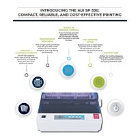 AUI SP-330 9-Pin Dot Matrix Impact Printer