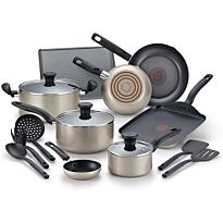 Tefal Culinaire 16Piece Nonstick Champagne Cookware Set