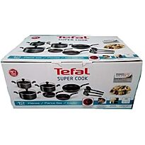 Tefal Super Cook 12pc Set Non Stick Pans