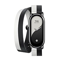 Xiaomi Smart Band 8 Double Wrap Strap - Black and white