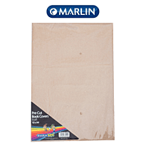 Marlin Kids A4 Precut Book Covers Brown Kraft