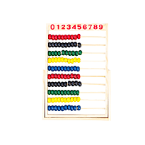 Marlin Kids Wooden Frame Abacus 100 beads, Retail Packaging, No Warranty