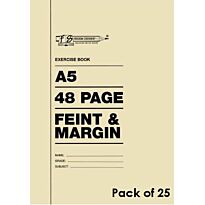 Nexx A5 College Exercise Book 48 Page Feint & Margin