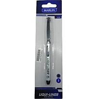 Marlin Liqui Liner Roller Ball Pen Black Single - Medium