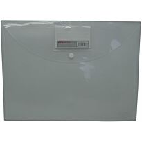 DLOffice A4 Carry Folder with Press Stud on Flap Clear