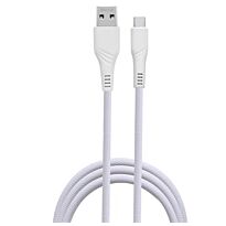 Ezra UsbA To TypeC 3A 1meter White Fast Charge Data Cable