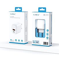 Ezra UsbA And TypeC Dual Output Port 20w Fast Charger