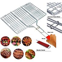 Casey Faza BBQ Rectangular Stainless Steel Medium Hand