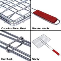 Casey Faza BBQ Rectangular Stainless Steel Large Hand