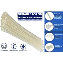 Noble Nylon Cable Ties 2.5 x 100mm Pack of 100 White
