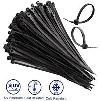 Noble Nylon Cable Ties 2.5 x 200mm Pack of 100 Black
