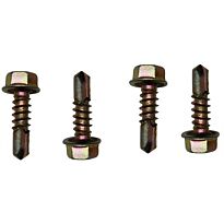 Solarix Hexagon Head Self Tapping Screw Pack of 4